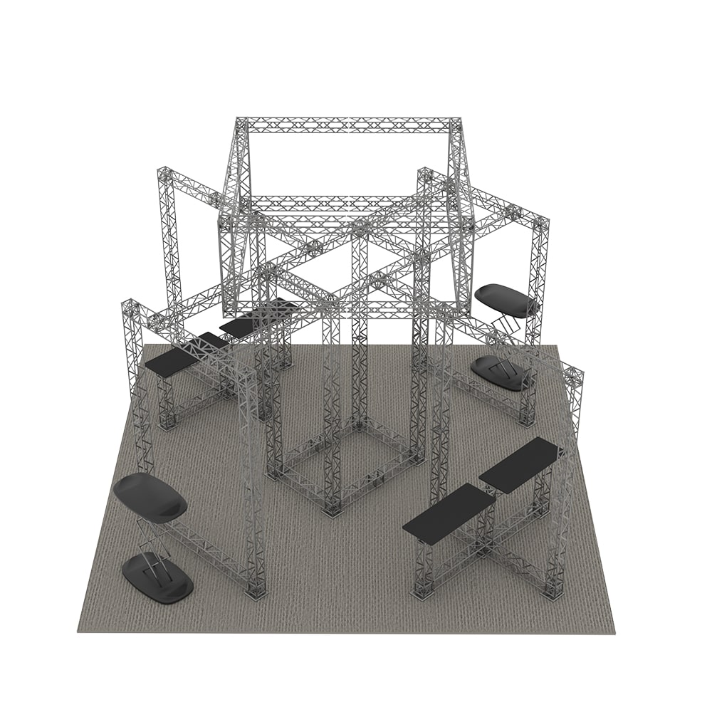 Origami SEG Truss Island - C — Hardware Only